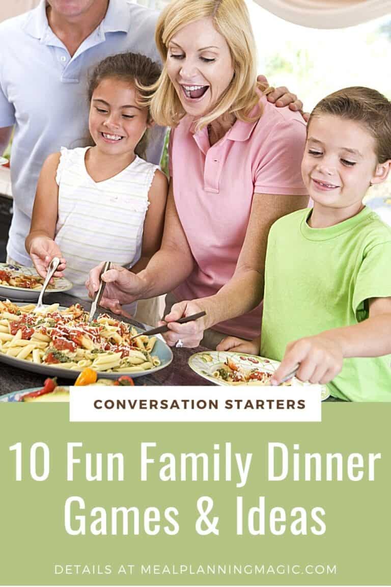 10 Fun Family Dinner Games and Ideas Meal Planning Magic