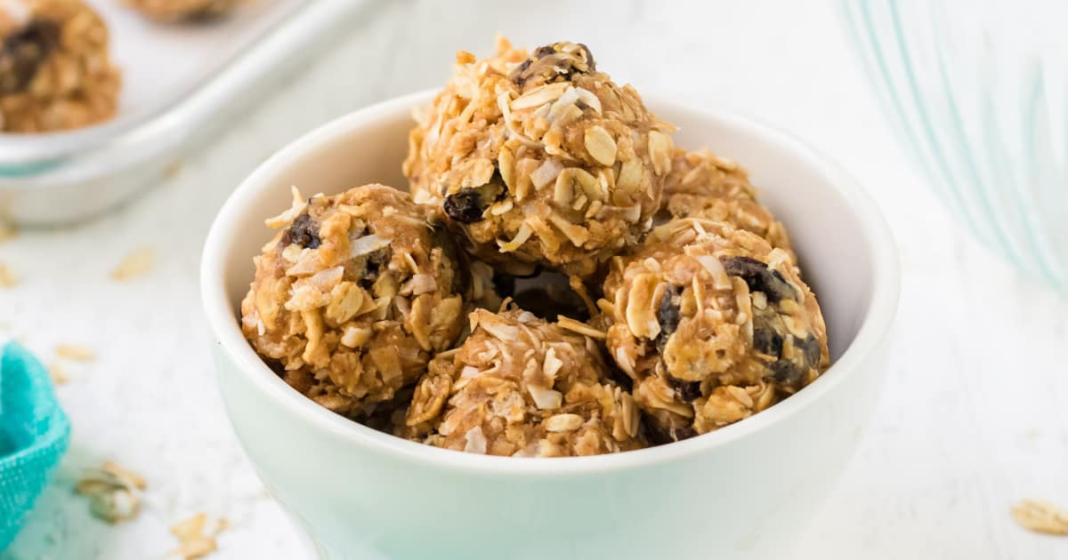 oatmeal raisin peanut butter balls
