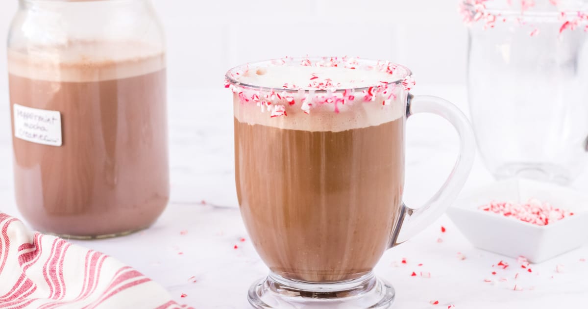 Peppermint Mocha Creamer - Cooking with Curls