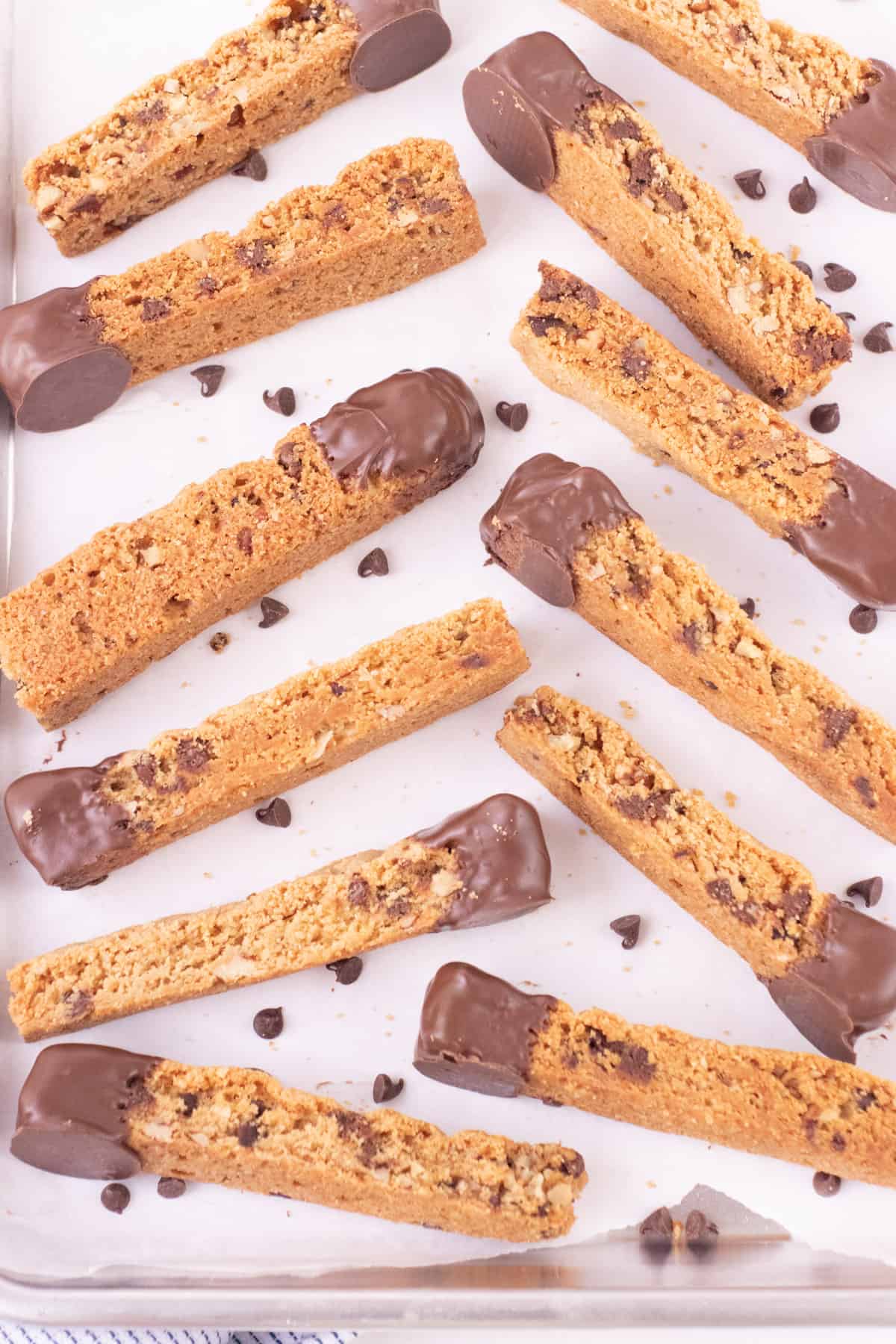 Chocolate Chip Cookie Biscotti